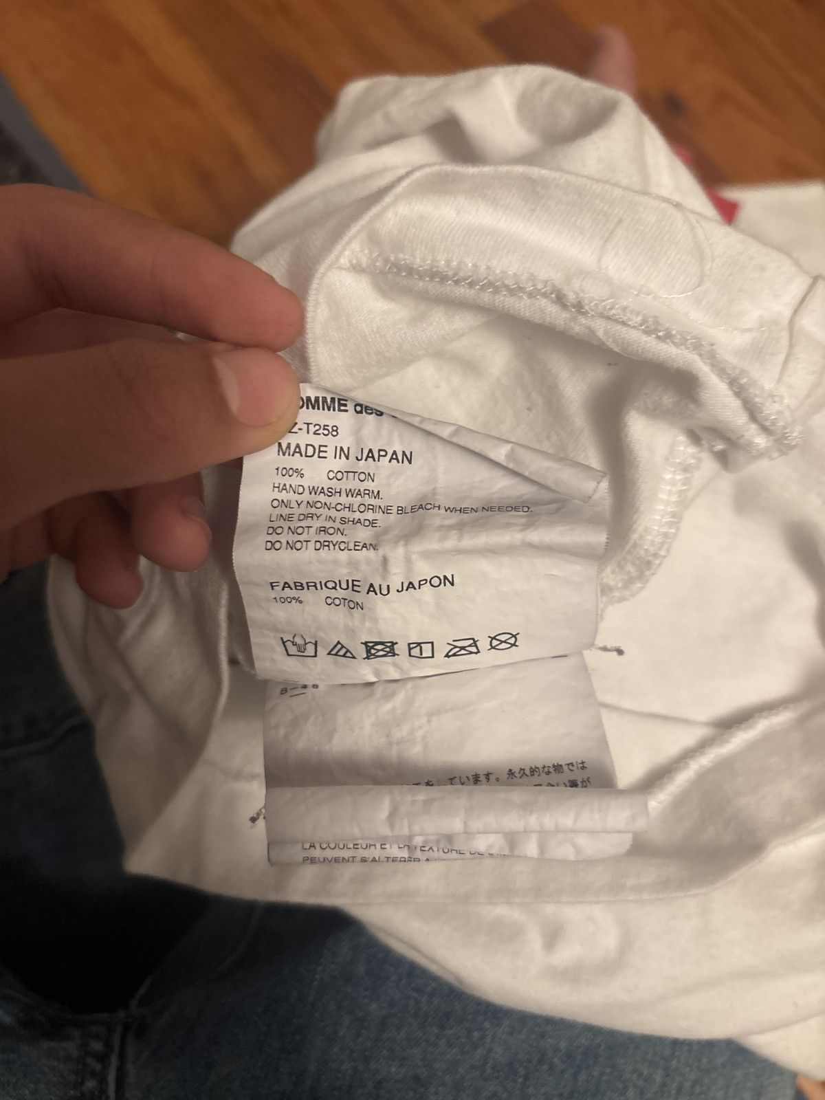 Comme des Garcons PLAY CDG PLAY LONGSLEEVE SIZE LARGE FITS LIKE A SMALL-MEDIUM Size US S / EU 44-46 / 1 - 4 Thumbnail