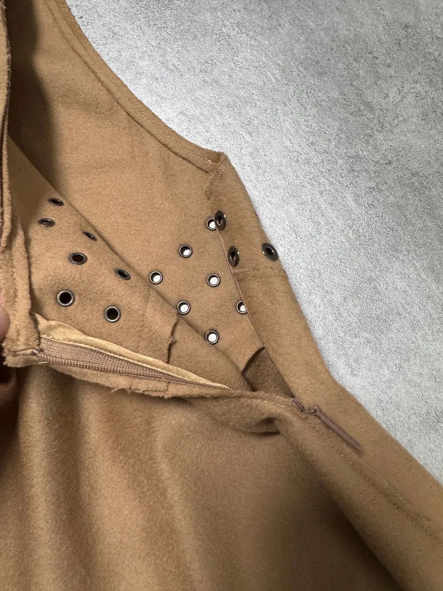 Designer × Roberto Cavalli × Vintage Roberto Cavalli Asymmetrical Studded Beige Dress Size XS / US 0-2 / IT 36-38 - 5 Thumbnail