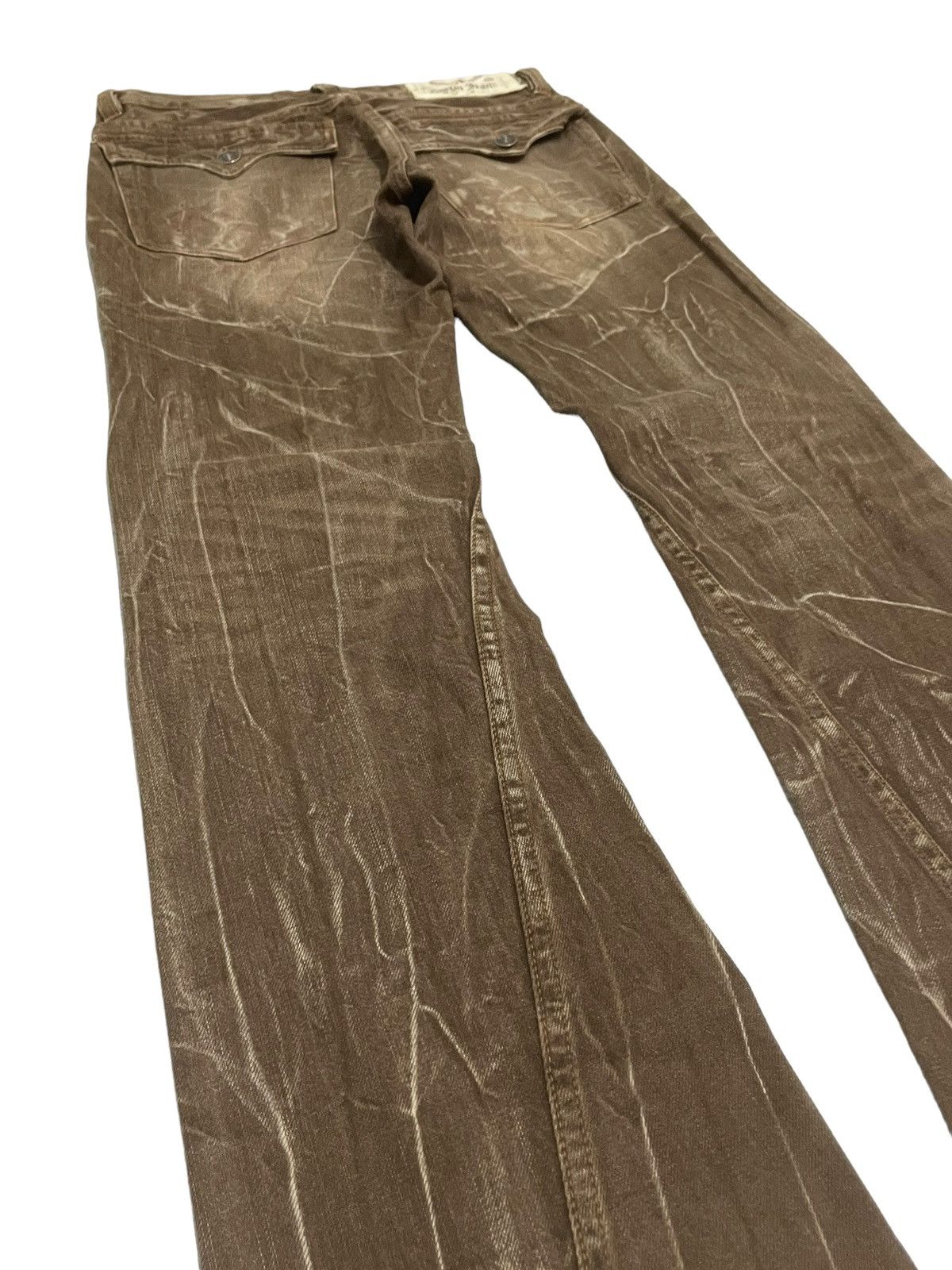 If Six Was Nine × Junya Watanabe × KMRii Antfui Japan Max Claw Mark Flared Distressed Jeans Size US 30 / EU 46 - 12 Thumbnail