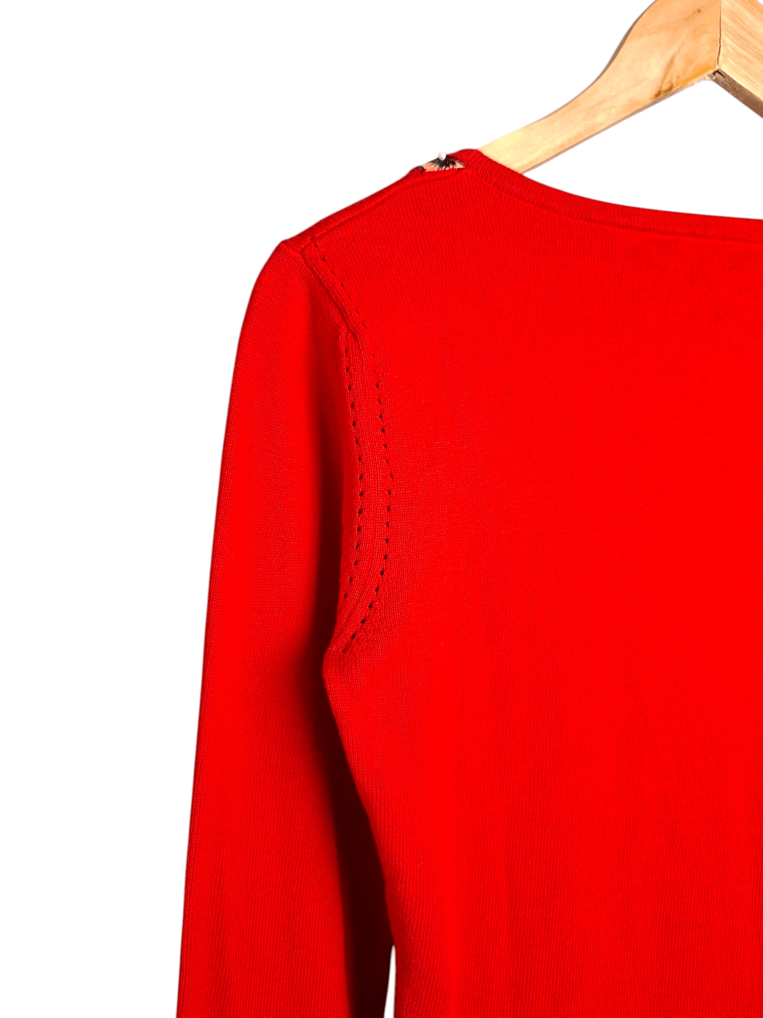 Shanghai Tang SHANGHAI TANG Cashmere Blend Sweater Embroidered Art Deco Size L / US 10 / IT 46 - 9 Thumbnail
