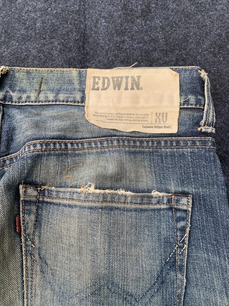 Edwin Edwin exclusive vintage model XV fucking faded. Size US 34 / EU 50 - 3 Thumbnail