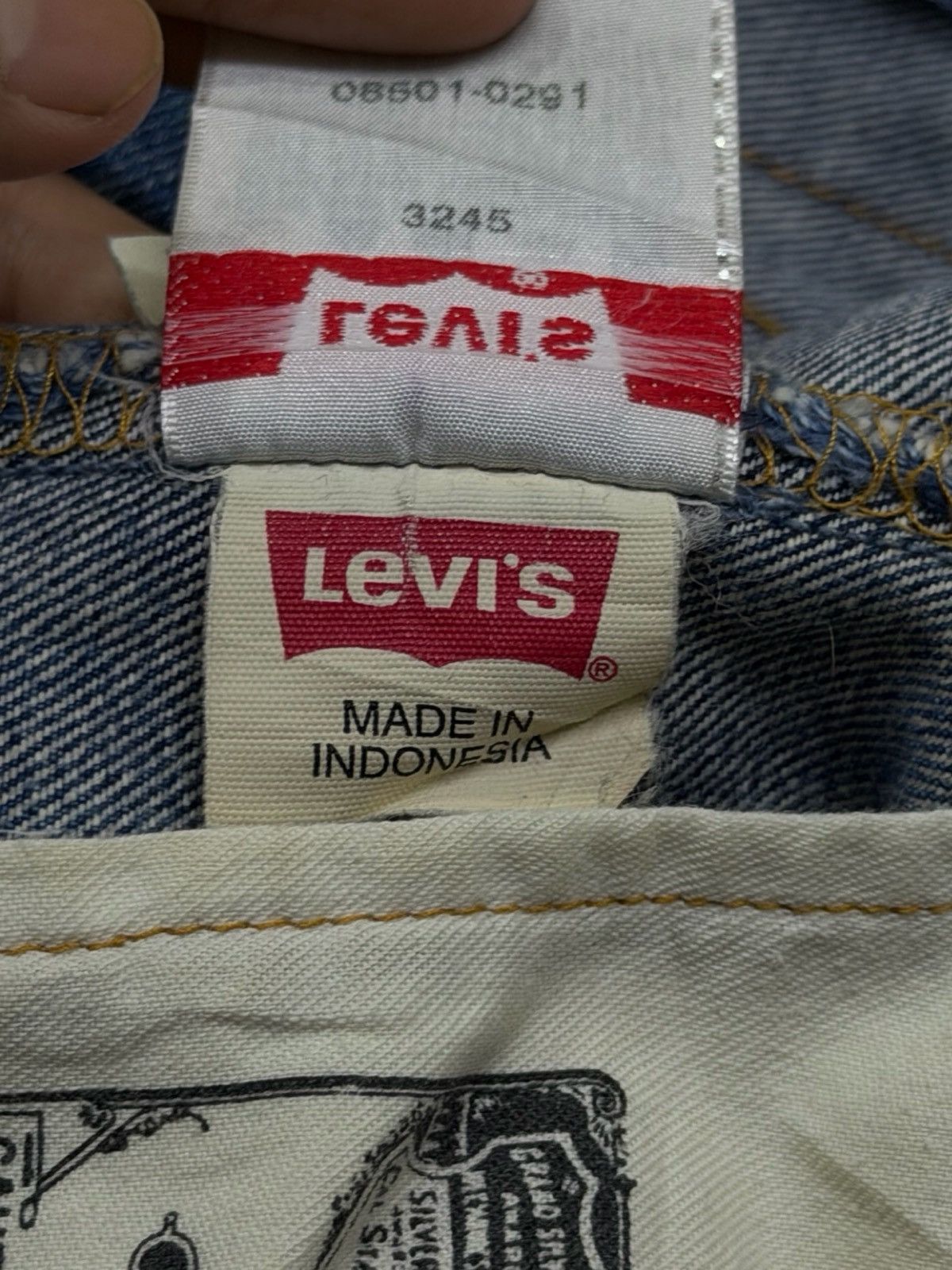 Levi's Vintage Levi’s 501 Original Straight Leg Button Fly | W35 Size US 35 - 14 Thumbnail
