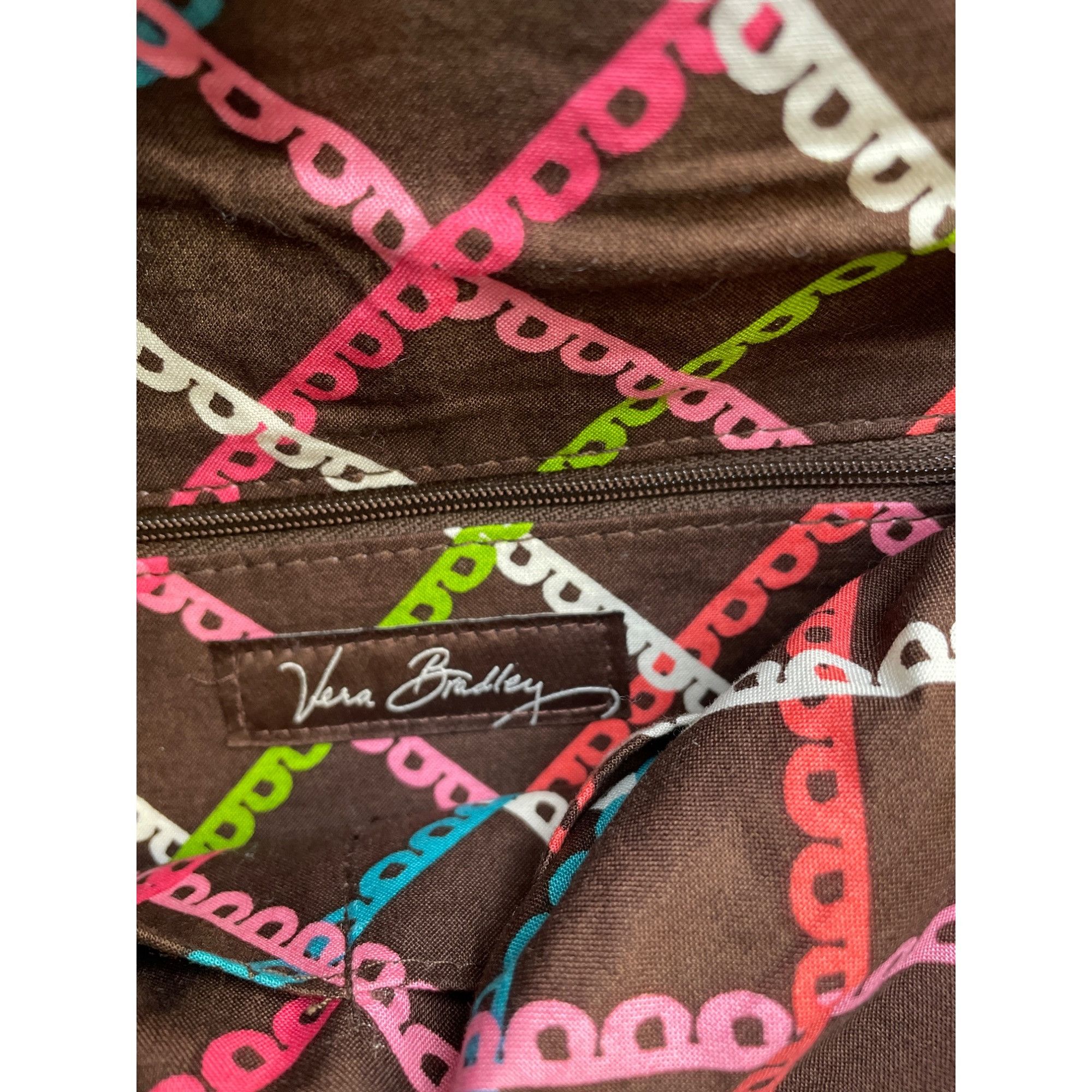 Vera Bradley Vera Bradley Lola floral Women's Tote Purse Shoulder bag Bro Size ONE SIZE - 9 Thumbnail
