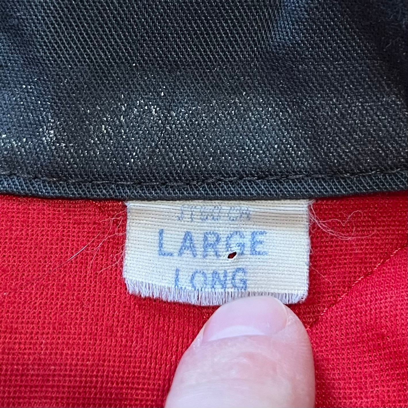 Other Vintage Red Blanket Lined Grey Workwear Jacket Large Size US L / EU 52-54 / 3 - 3 Thumbnail