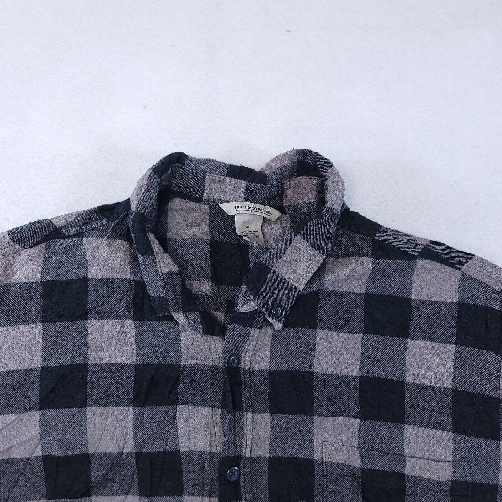 Field & Stream Shirts | Field & Stream Heavy Duty Flannel Worn in Just Enough! Excellent used Condtion! | Color: Black/White | Size: L 