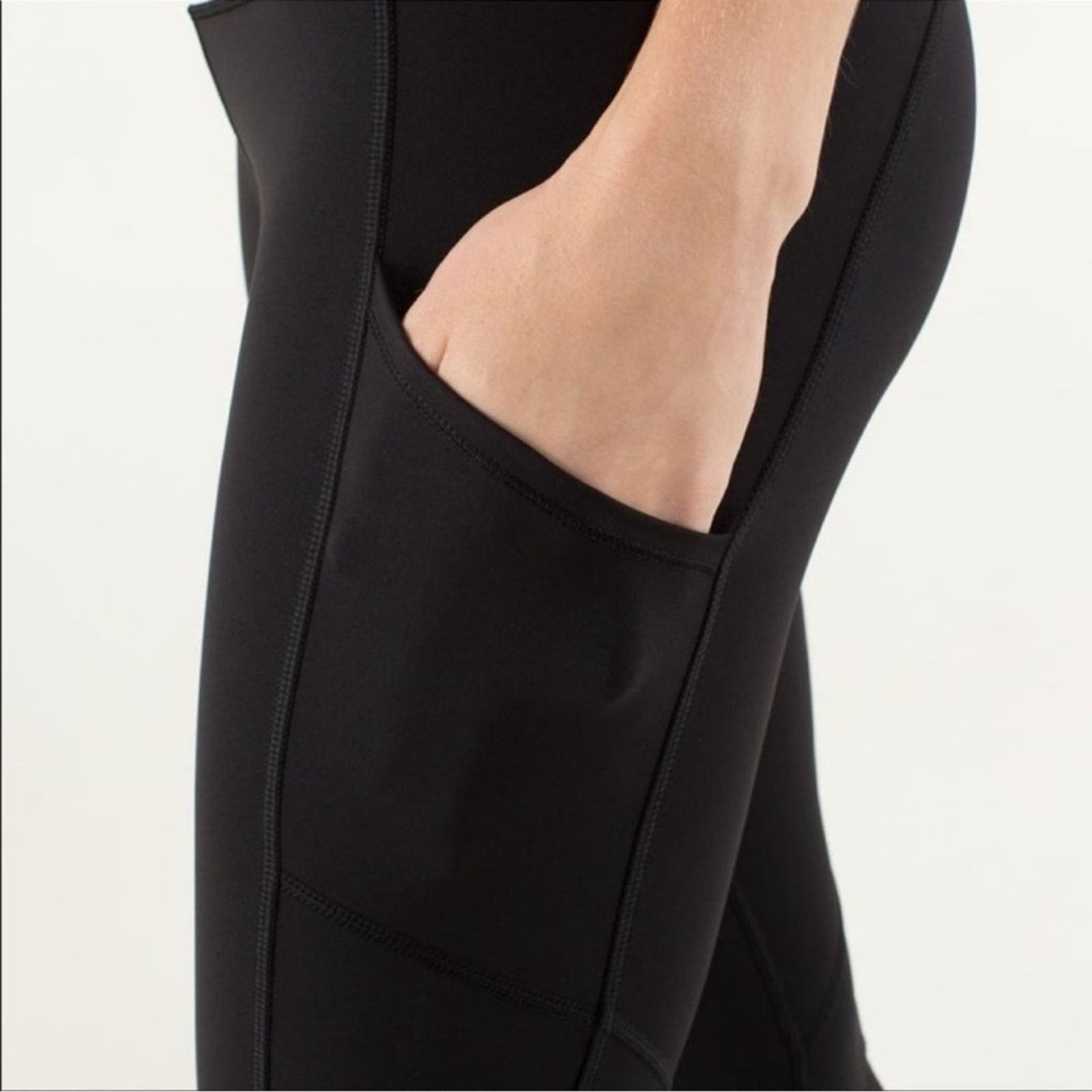 Lululemon Lululemon Speed Tight Interlock Leggings Black Size 6 Size 28" / US 6 / IT 42 - 5 Thumbnail
