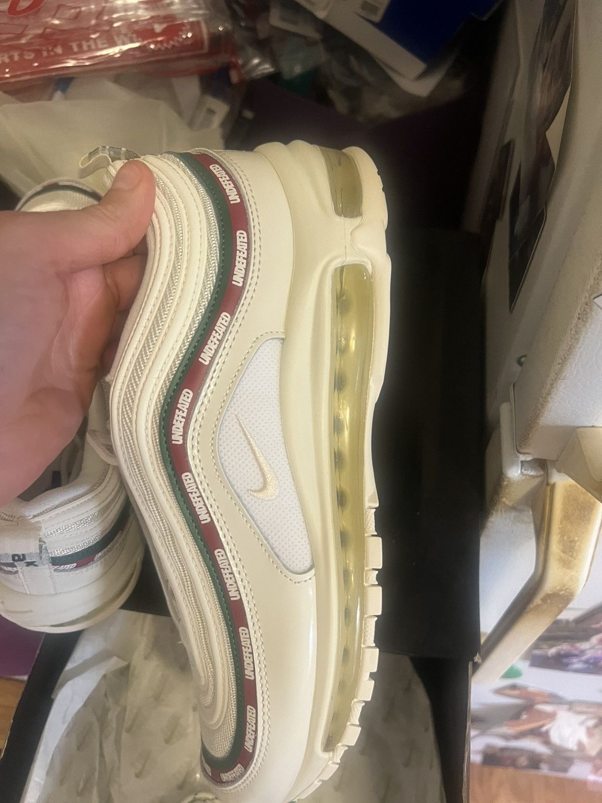 Nike Nike Undefeated x Air Max 97 OG Sail White Size 10 Size US 10 / EU 43 - 9 Thumbnail