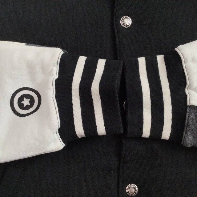 Bape 💫Glow in the dark BAPE City camo shark hoodie varsity jacket Size US L / EU 52-54 / 3 - 7 Thumbnail