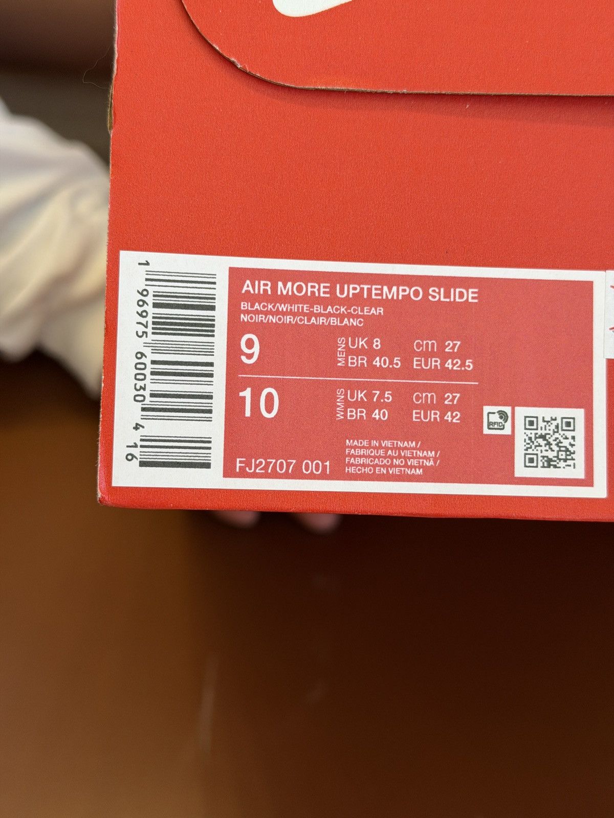 Nike Nike Air More Uptempo Slides Size US 9 / EU 42 - 7 Thumbnail