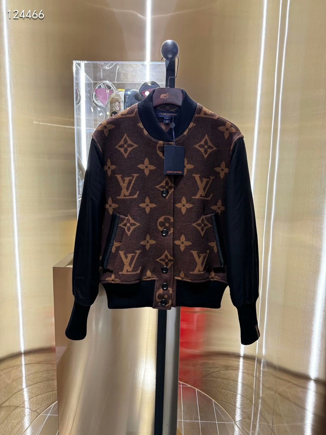Louis Vuitton Louis Vuitton Brown Bomber Jacket Women Size S / US 4 / IT 40 - 1 Thumbnail