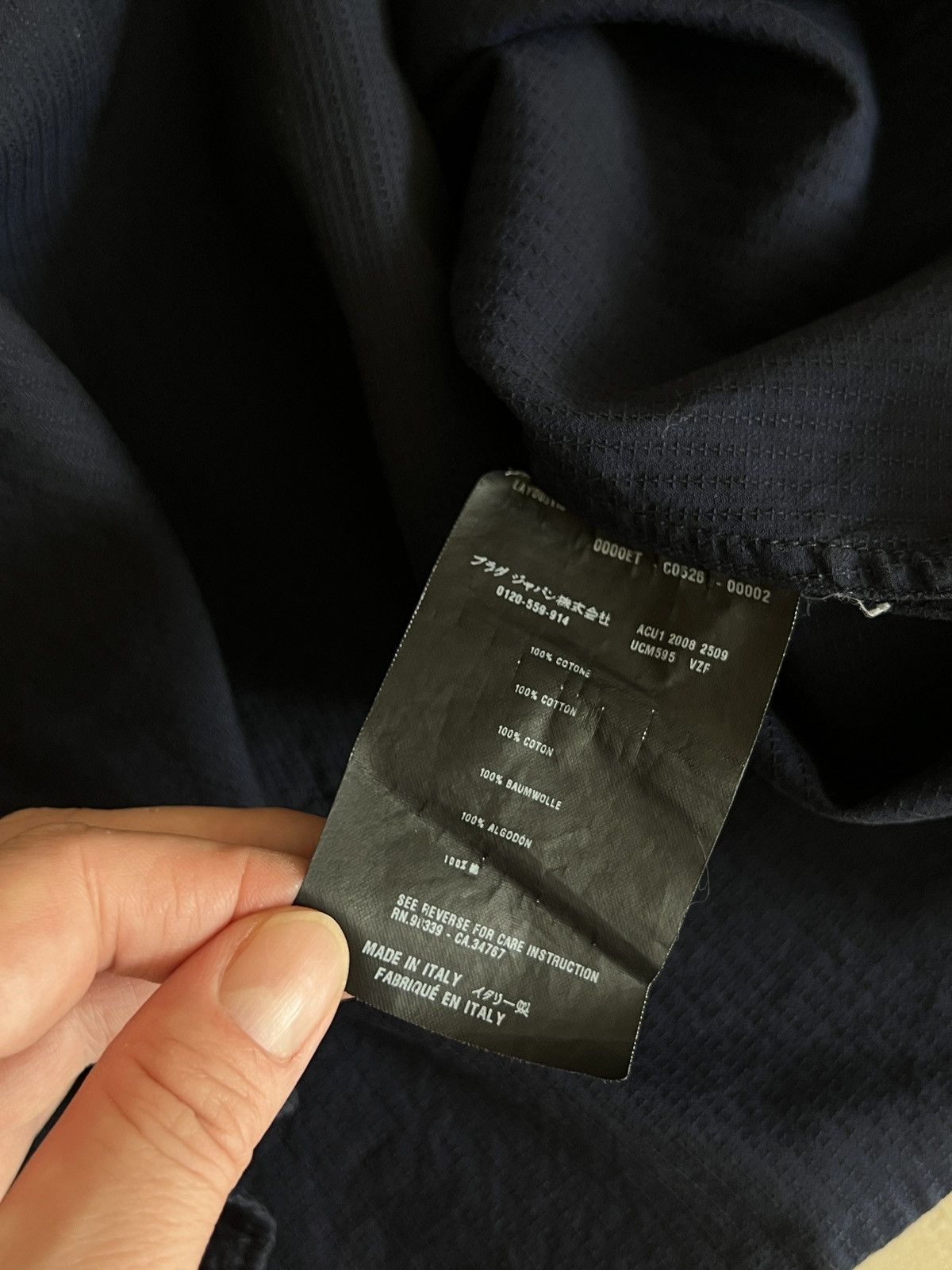 Prada Prada - Dress Shirt Size 38R - 5 Thumbnail