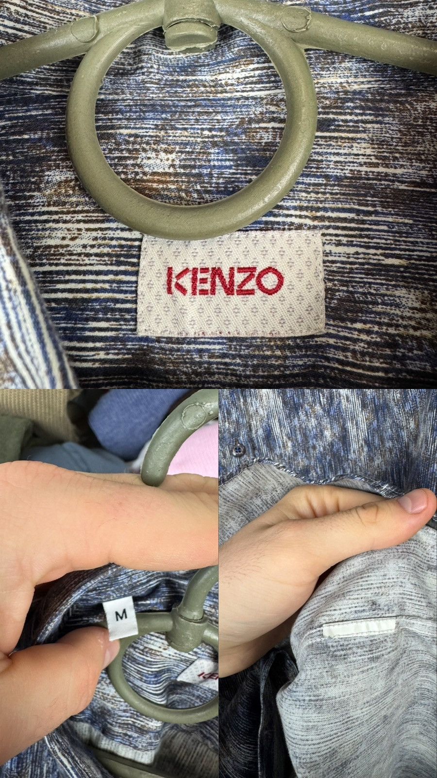 Kenzo Kenzo Men’s Long-Sleeve Button-Up Shirt Size US M / EU 48-50 / 2 - 7 Thumbnail