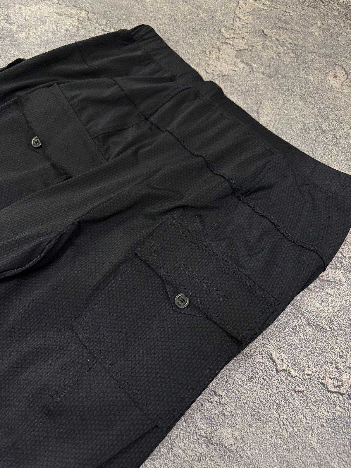 Marithe + Francois Girbaud Marithe Francois Girbaud Black Drawstring Tech Pants FR40 Size 28" / US 6 / IT 42 - 11 Thumbnail