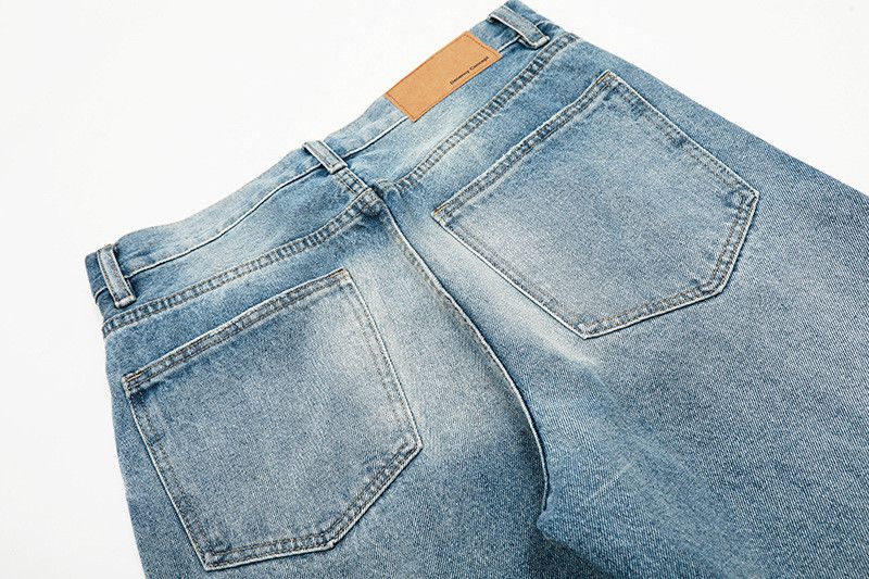 Vintage Men's American High-Street Washed Blue Denim Jeans Clean Fit Size US 32 / EU 48 - 5 Thumbnail