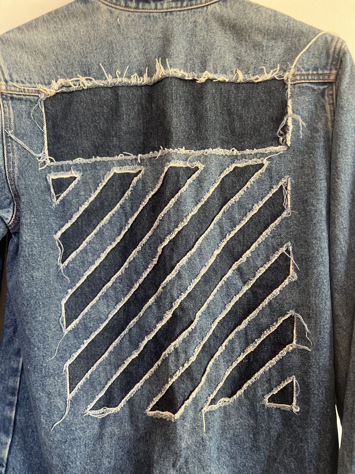 Off-White Off white Temperature Denim Jacket Size US M / EU 48-50 / 2 - 7 Thumbnail