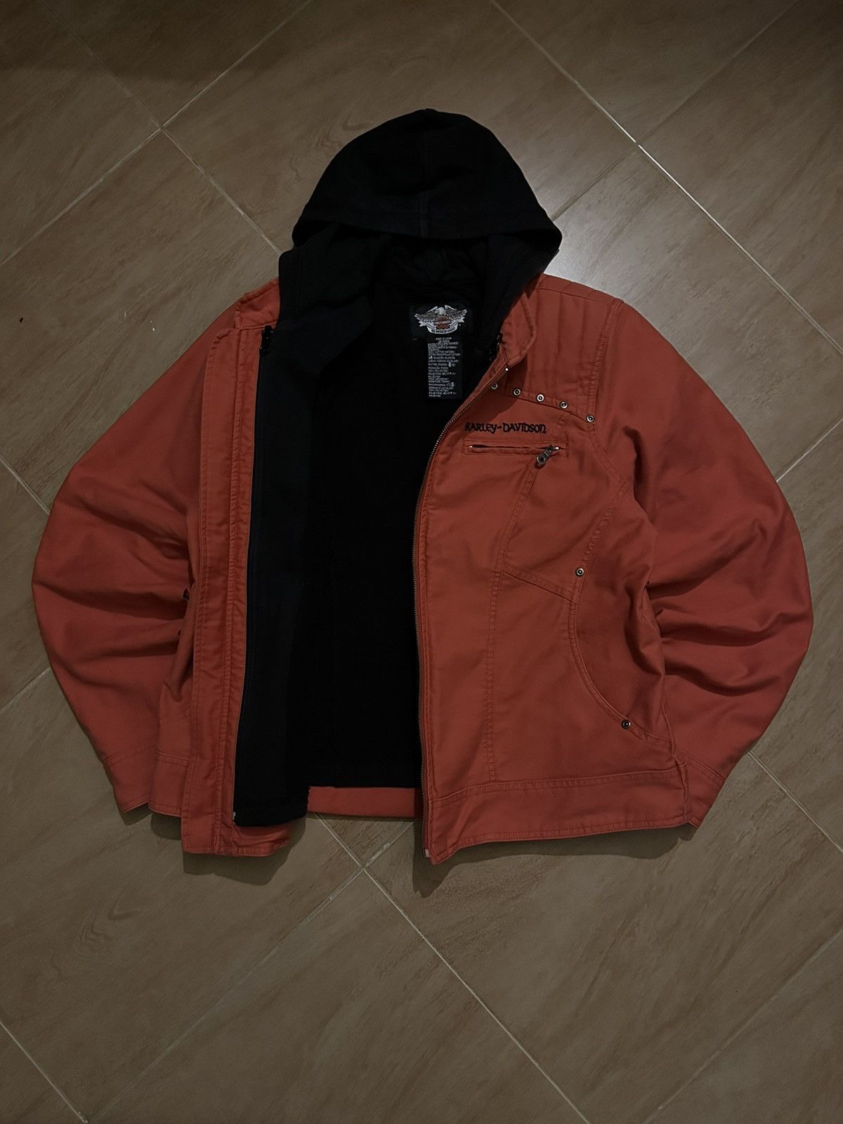 Harley Davidson × Vintage Harley Davidson Riding Jacket Size XL / US 12-14 / IT 48-50 - 5 Thumbnail