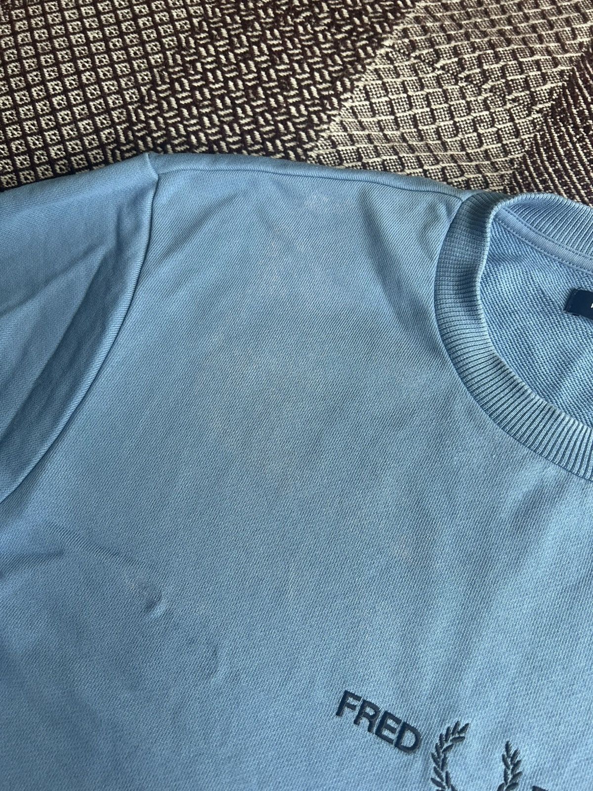 Fred Perry Fred Perry Big Logo Sweatshirt Blue Casual Size L Streetwear Size US L / EU 52-54 / 3 - 4 Thumbnail