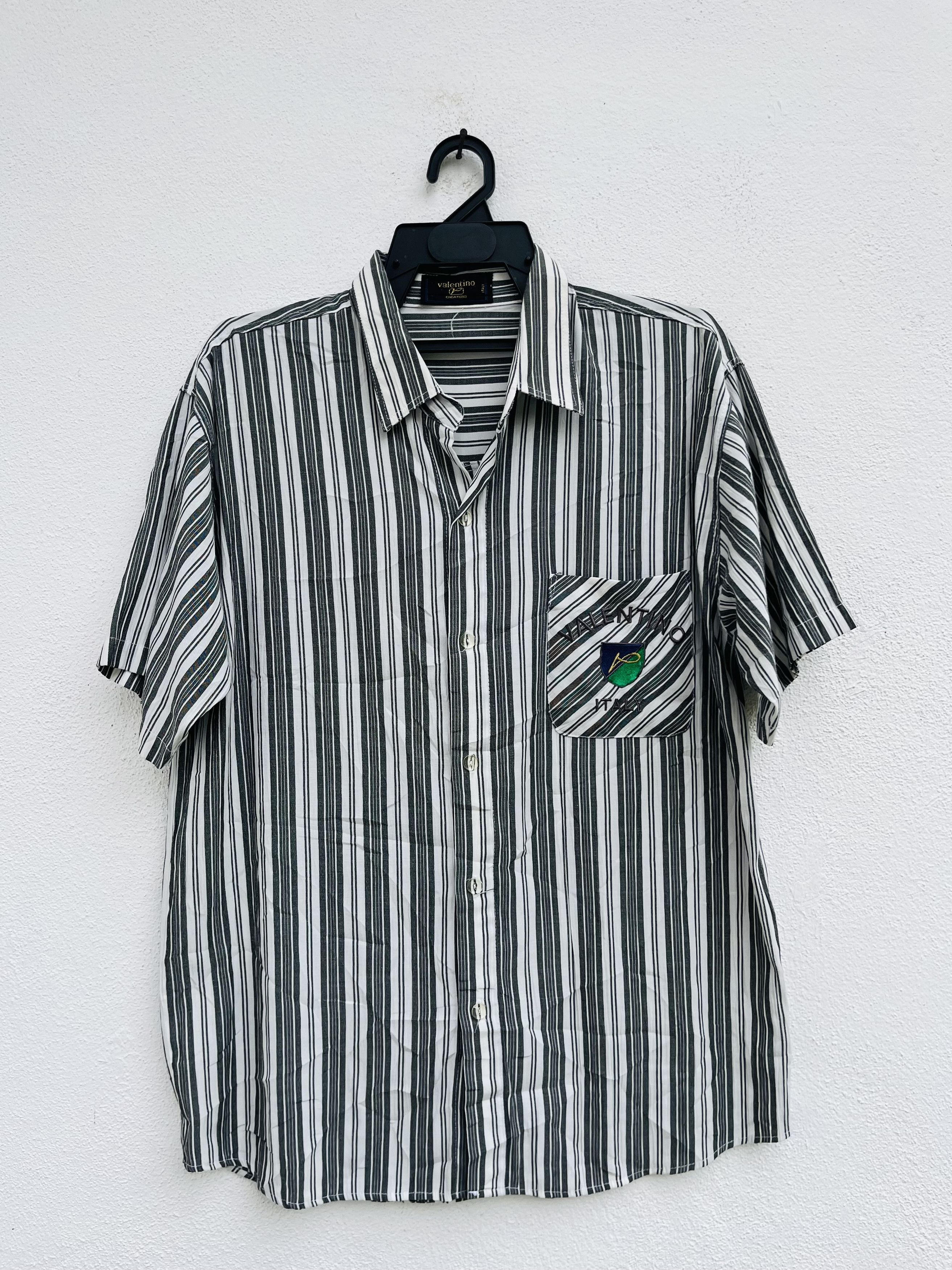 Valentino × Vintage Vintage Valentino Striped Japanese Designer Fashion Style Size US L / EU 52-54 / 3 - 1 Thumbnail