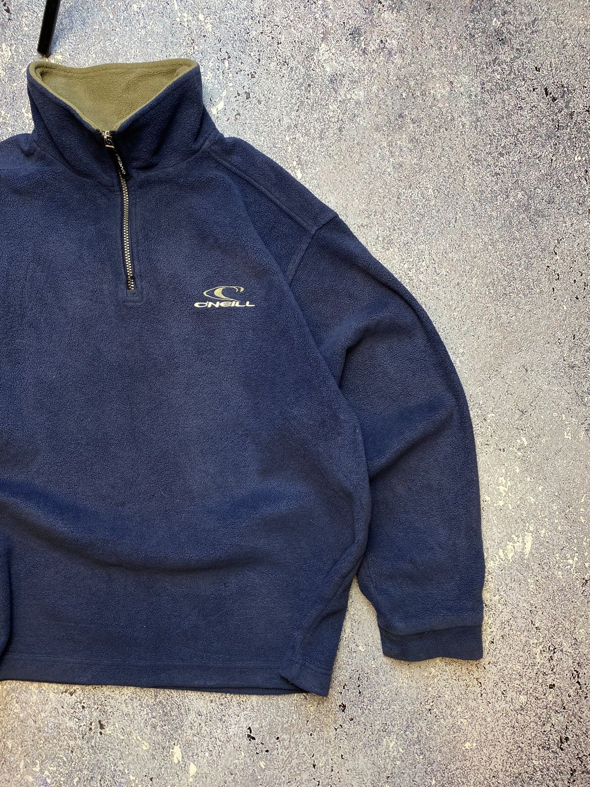 O'Neill × Vintage 💥CRAZY SURF STYLE ONEILL BIG LOGO FLEECE Size US L / EU 52-54 / 3 - 11 Thumbnail