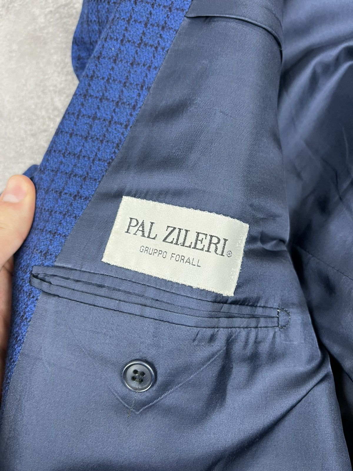 Pal Zileri Pal Zileri Loro Piana Blue Blazer Classic Size 42R Size 42R - 8 Thumbnail