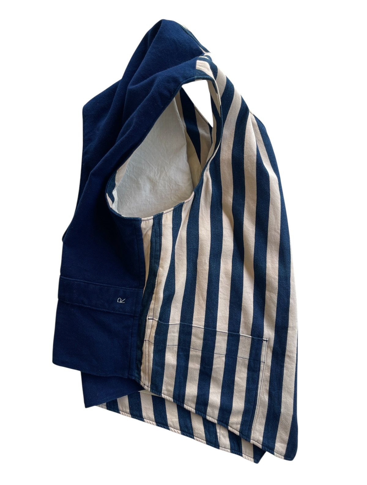 45rpm 45rpm Stripe Indigo Vest Kapital Japan Size US M / EU 48-50 / 2 - 2 Thumbnail