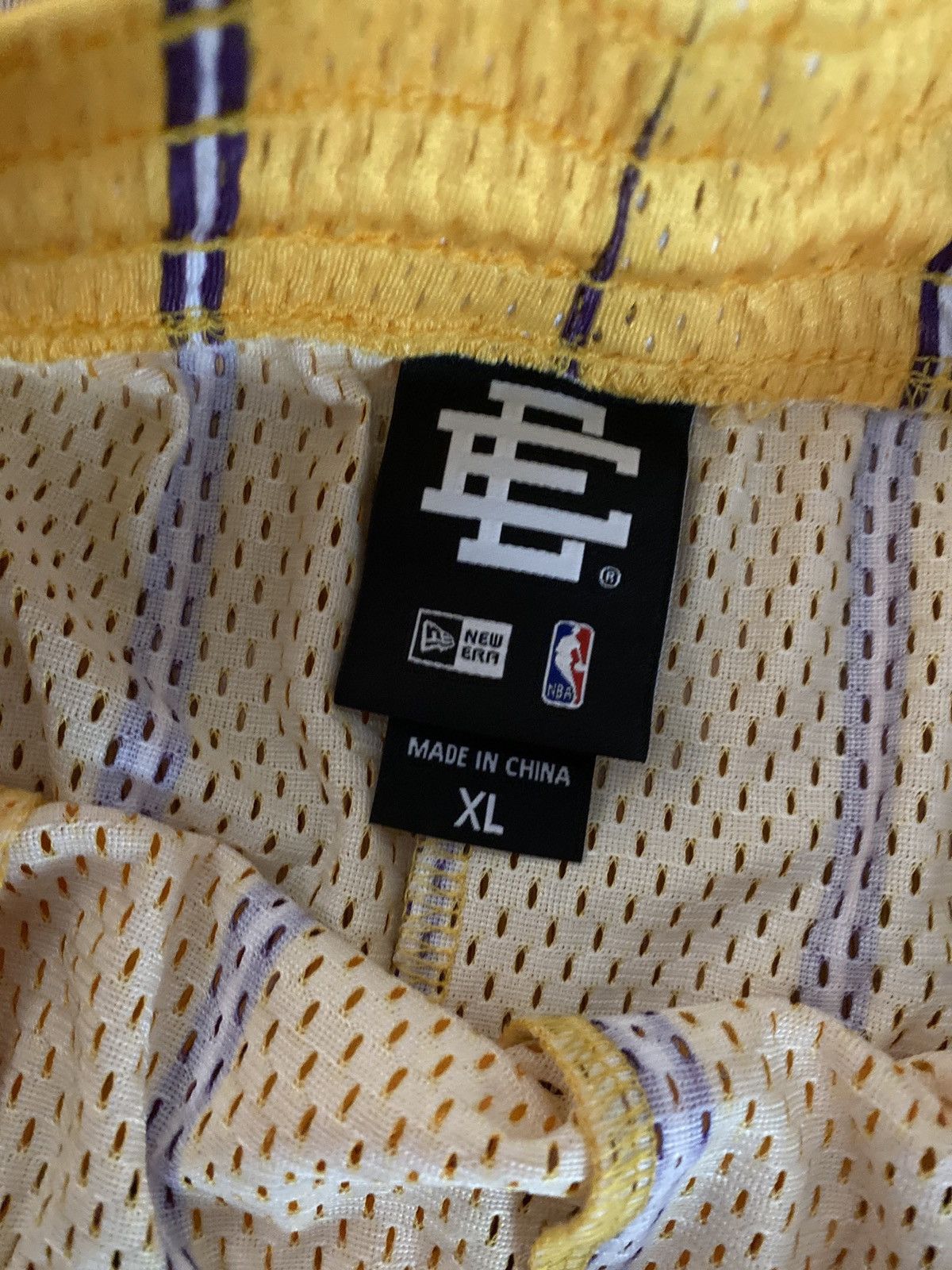 Eric Emanuel × NBA × New Era Eric Emanuel los angeles lakers shorts xl Size US 34 / EU 50 - 4 Thumbnail