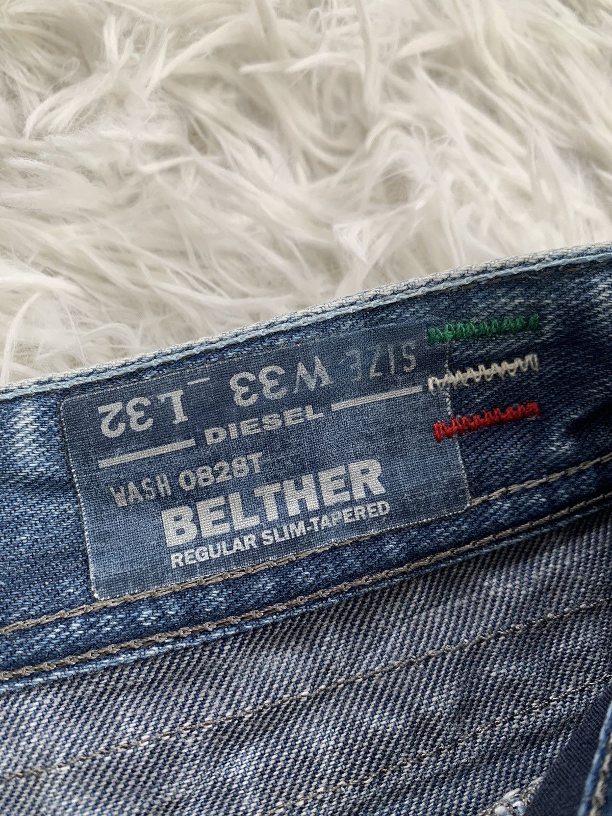 Diesel Distress Diesel Blue Eyecons 2014/1 Edition Denim Pant Size US 35 - 21 Thumbnail