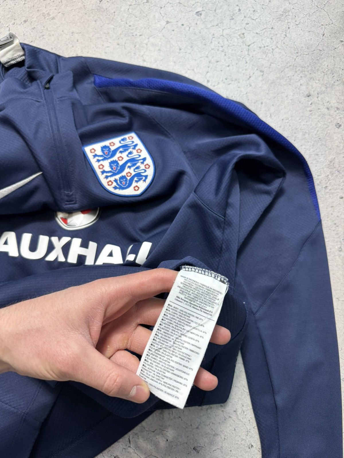 Nike × Vintage Nike Dri-Fit England Team Training Jacket 1/4 Zip Track Top Size US M / EU 48-50 / 2 - 7 Thumbnail