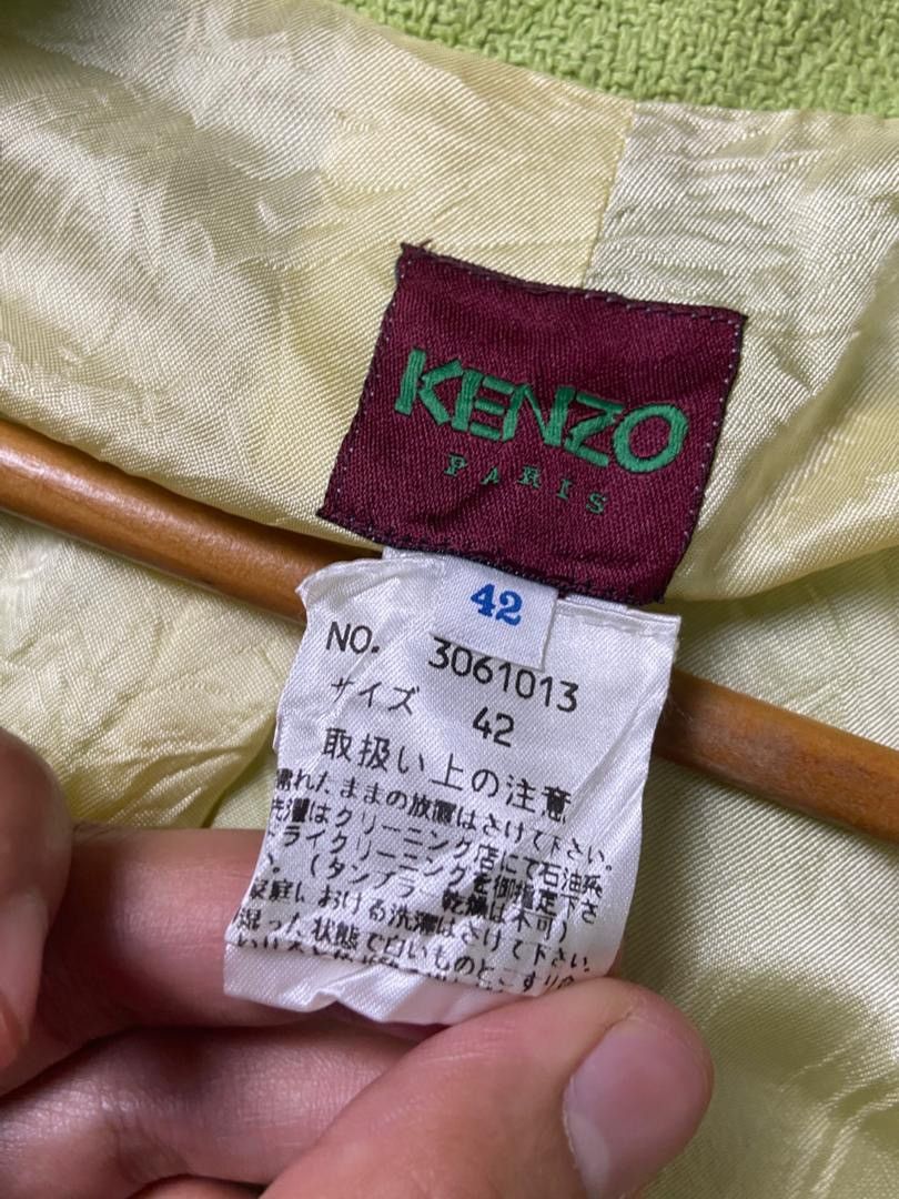 Kenzo Kenzo Paris Floral Embroidery Collarless Jacket (184) Size XS / US 0-2 / IT 36-38 - 4 Thumbnail