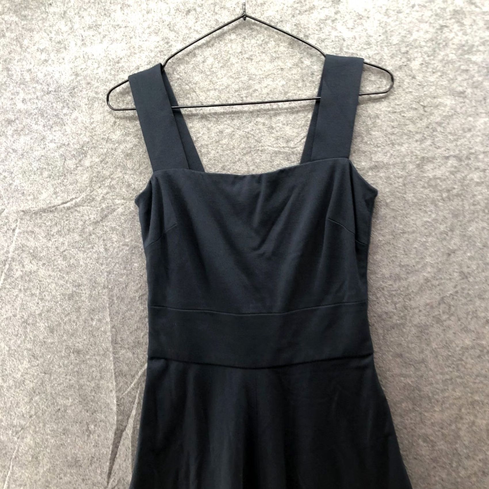Banana Republic Banana Republic x Milly Tank Dress Womens 2 Navy Blue Square Neck A-Line Ponte Dress Tank Size XS / US 0-2 / IT 36-38 - 3 Thumbnail
