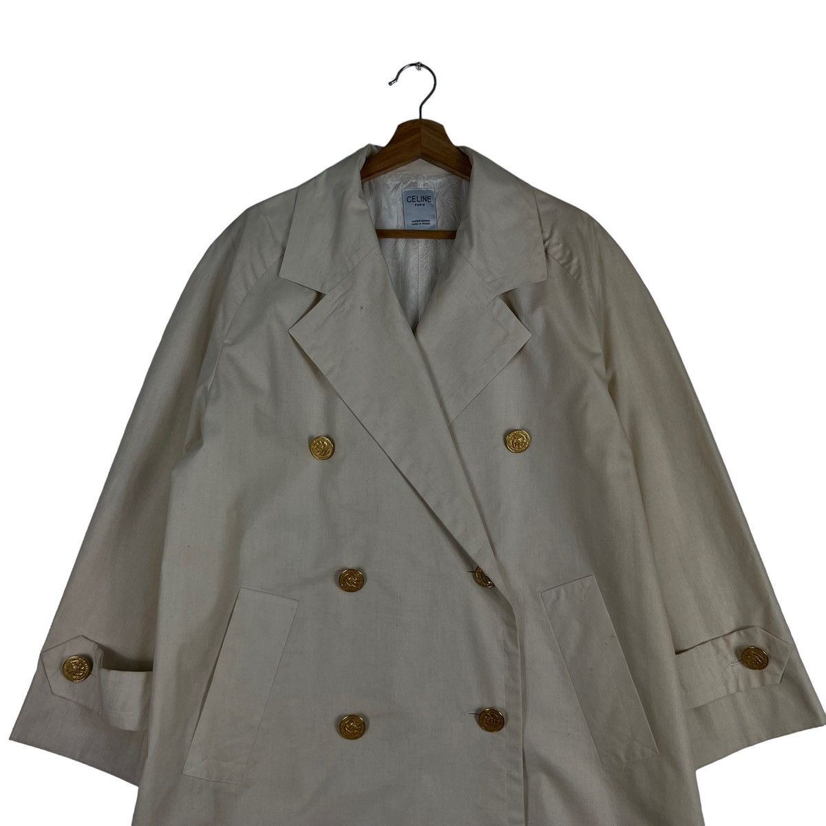 Celine 🔥VTG CELINE PARIS MADE IN FRANCE DOUBLE BREAST JACKET Size US L / EU 52-54 / 3 - 2 Thumbnail