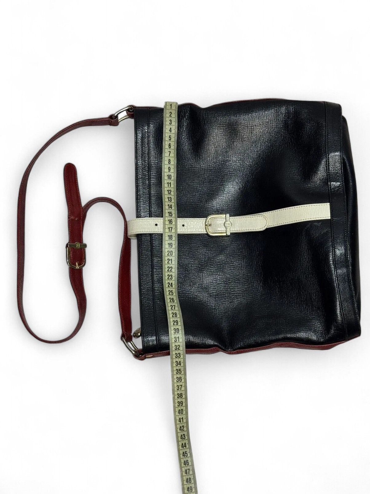 Fendi Fendi Vintage Black Leather Shoulder Bag Classic Luxury Size ONE SIZE - 20 Thumbnail