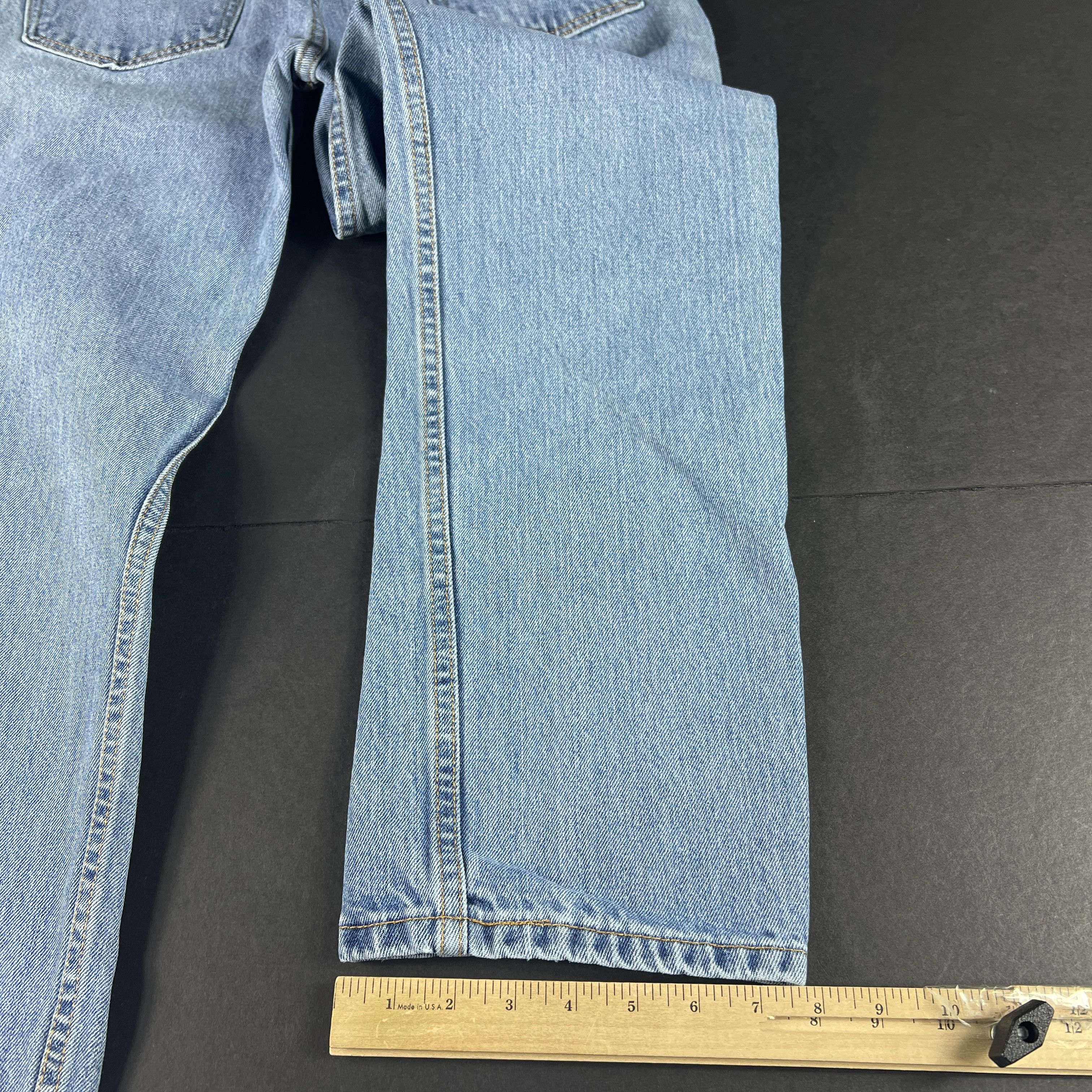 Levi's Levi's Jeans 505 Straight Leg Blue Faded Cotton Denim Size US 32 / EU 48 - 17 Thumbnail