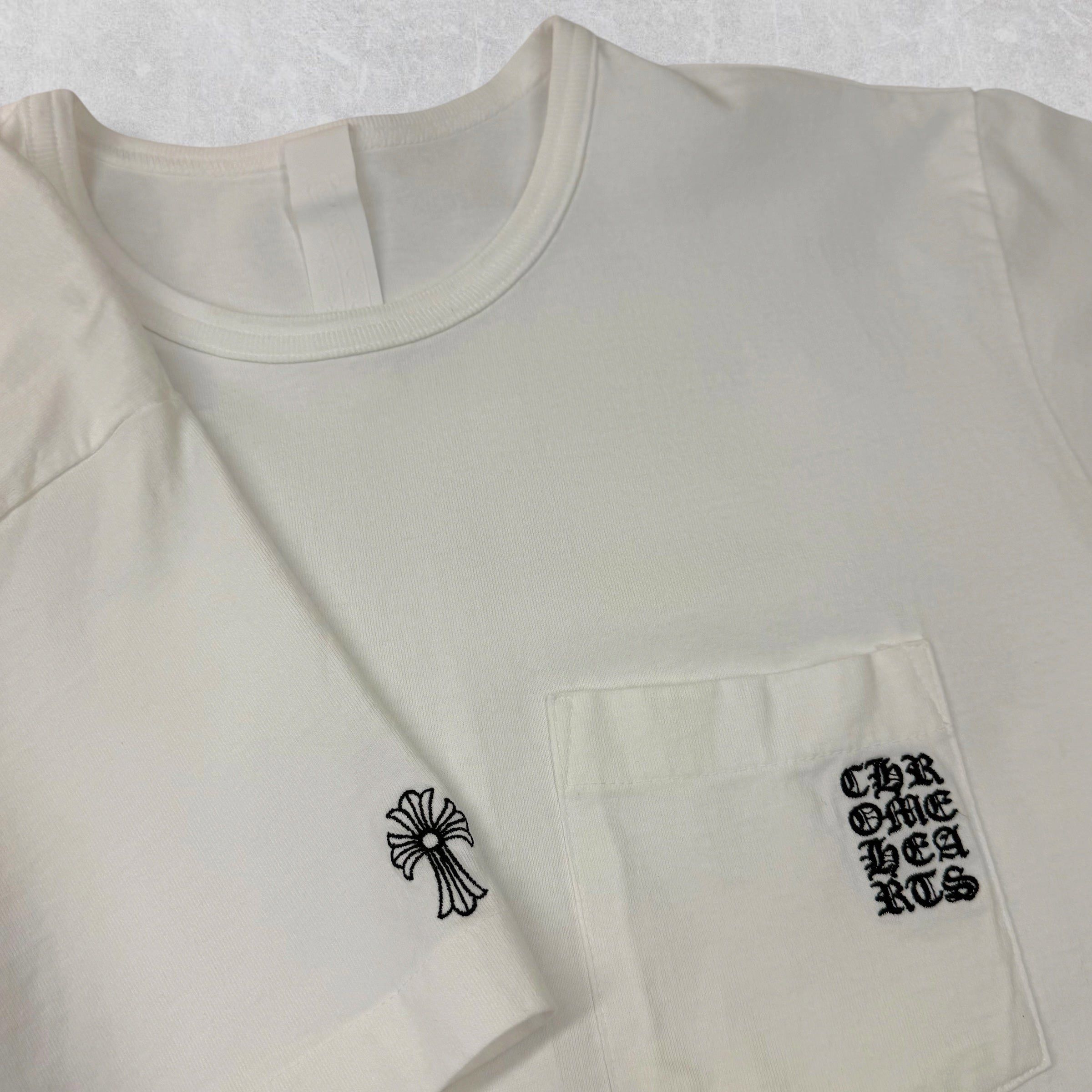 Chrome Hearts Chrome Hearts GRP Y NOT White Tee L Size US L / EU 52-54 / 3 - 2 Thumbnail
