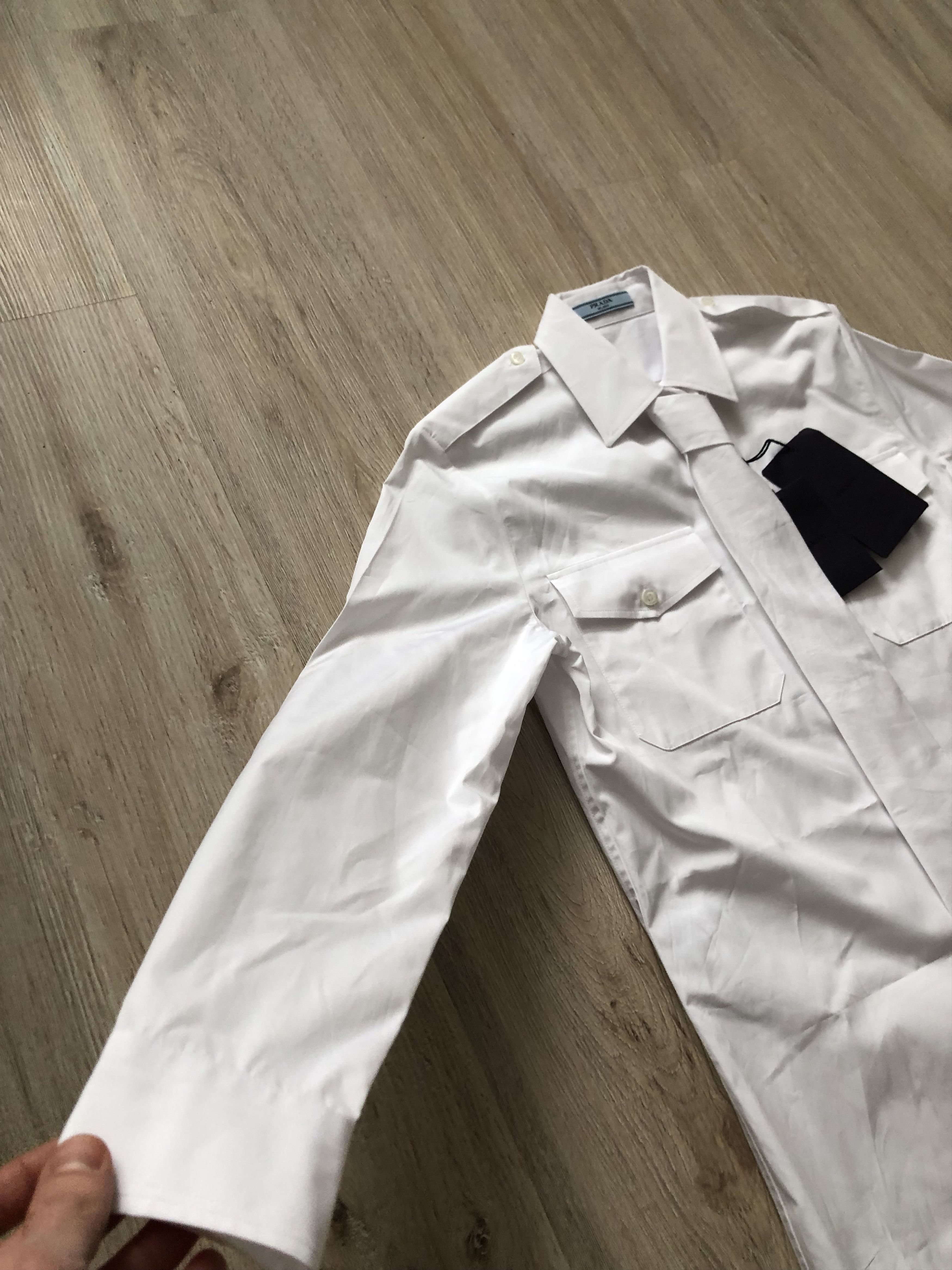 Prada Prada shirt with tie Size US XS / EU 42 / 0 - 3 Thumbnail
