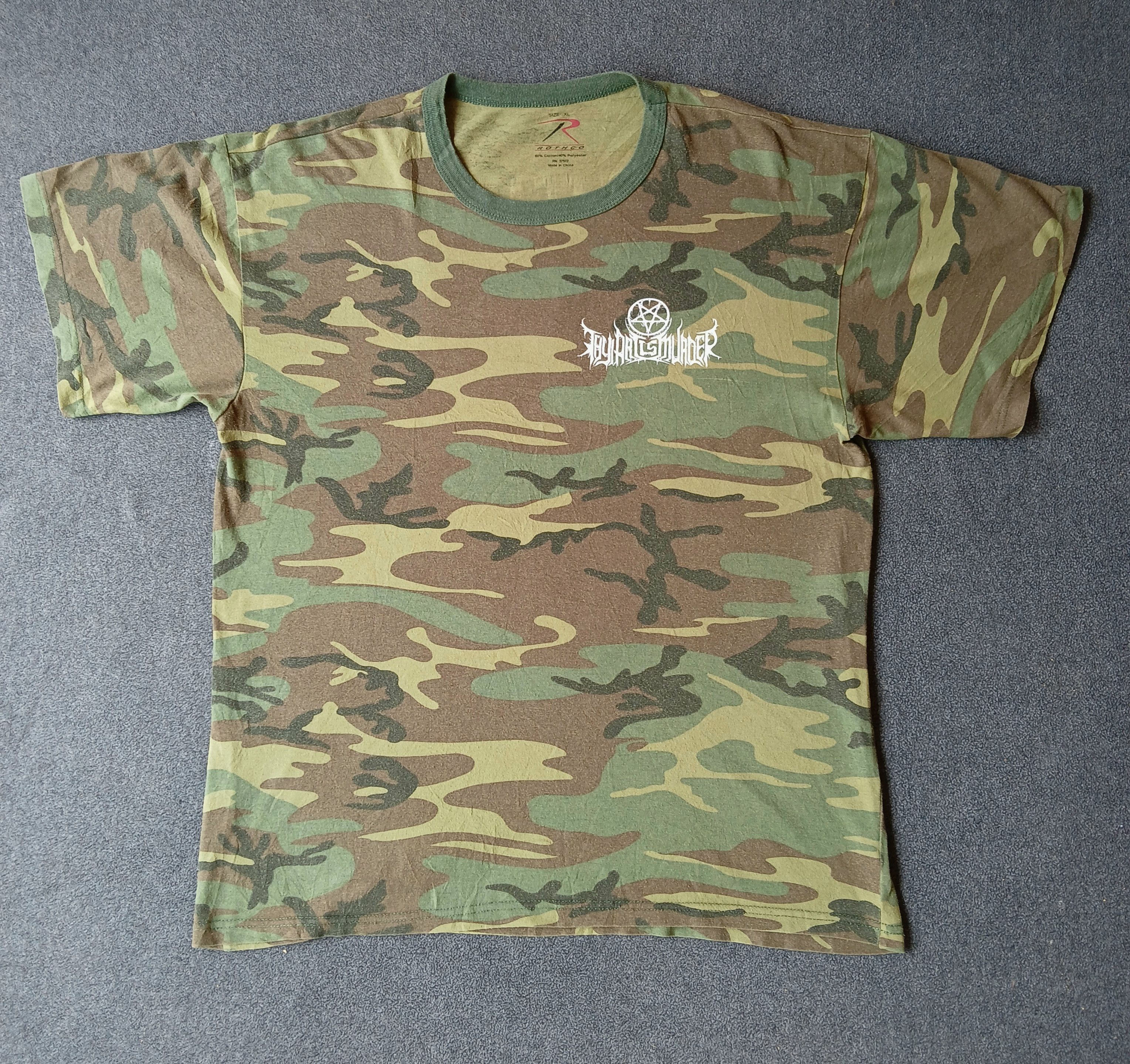 T-shirt Band Thy Art Is Murder Camouflage