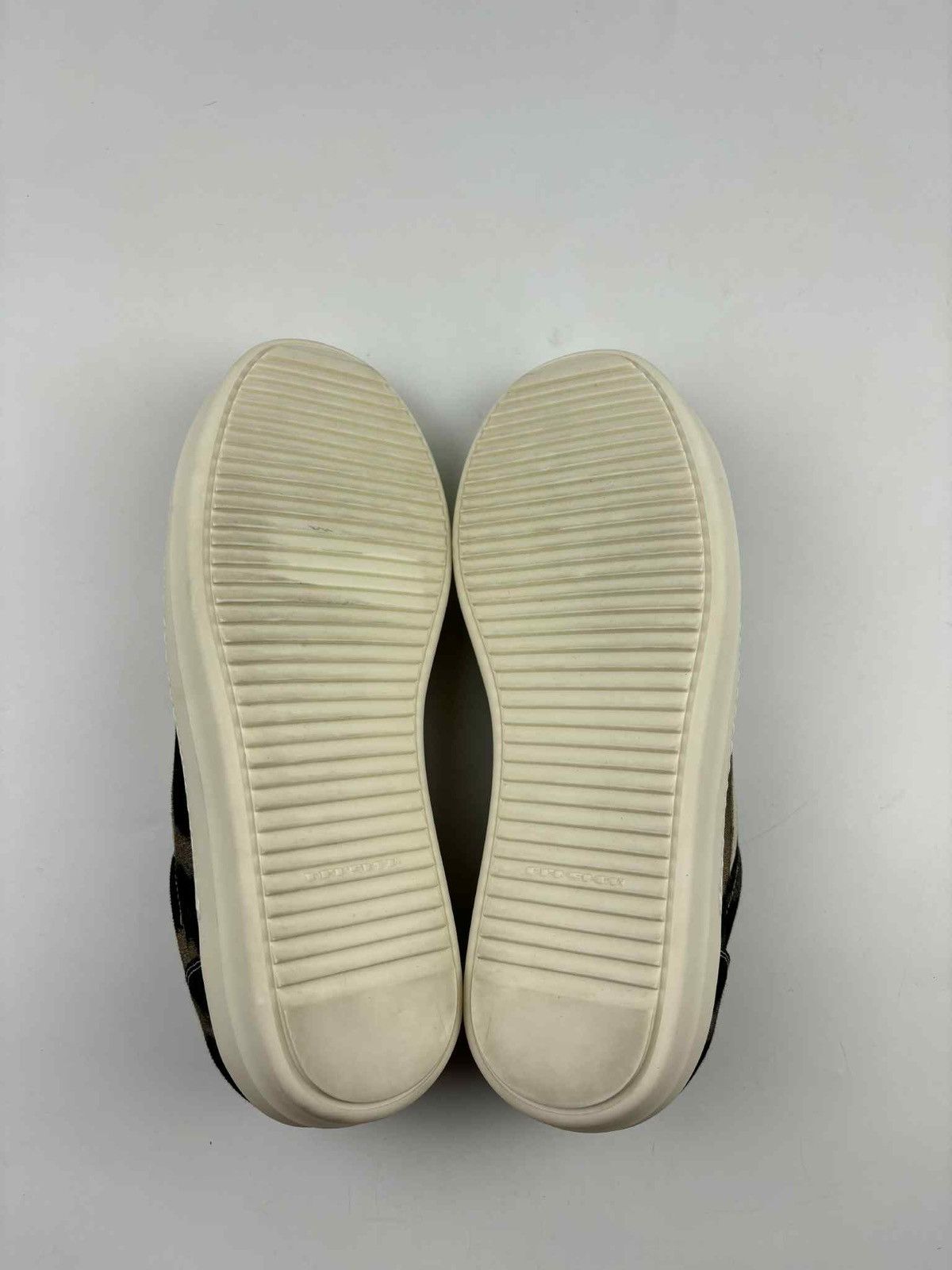 Rick Owens Drkshdw Rick Owens VTG Low Black Terra Sun Bleached Denim Sneakers Size US 10 / EU 43 - 6 Thumbnail