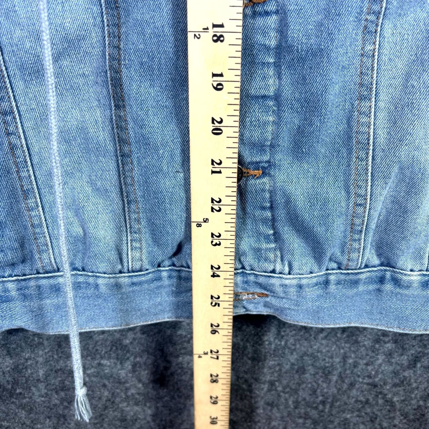 Vintage Brooklyn Cloth Trucker Jacket Men's S Blue Cotton Denim Hooded Biker Moto Travel Size US S / EU 44-46 / 1 - 3 Thumbnail