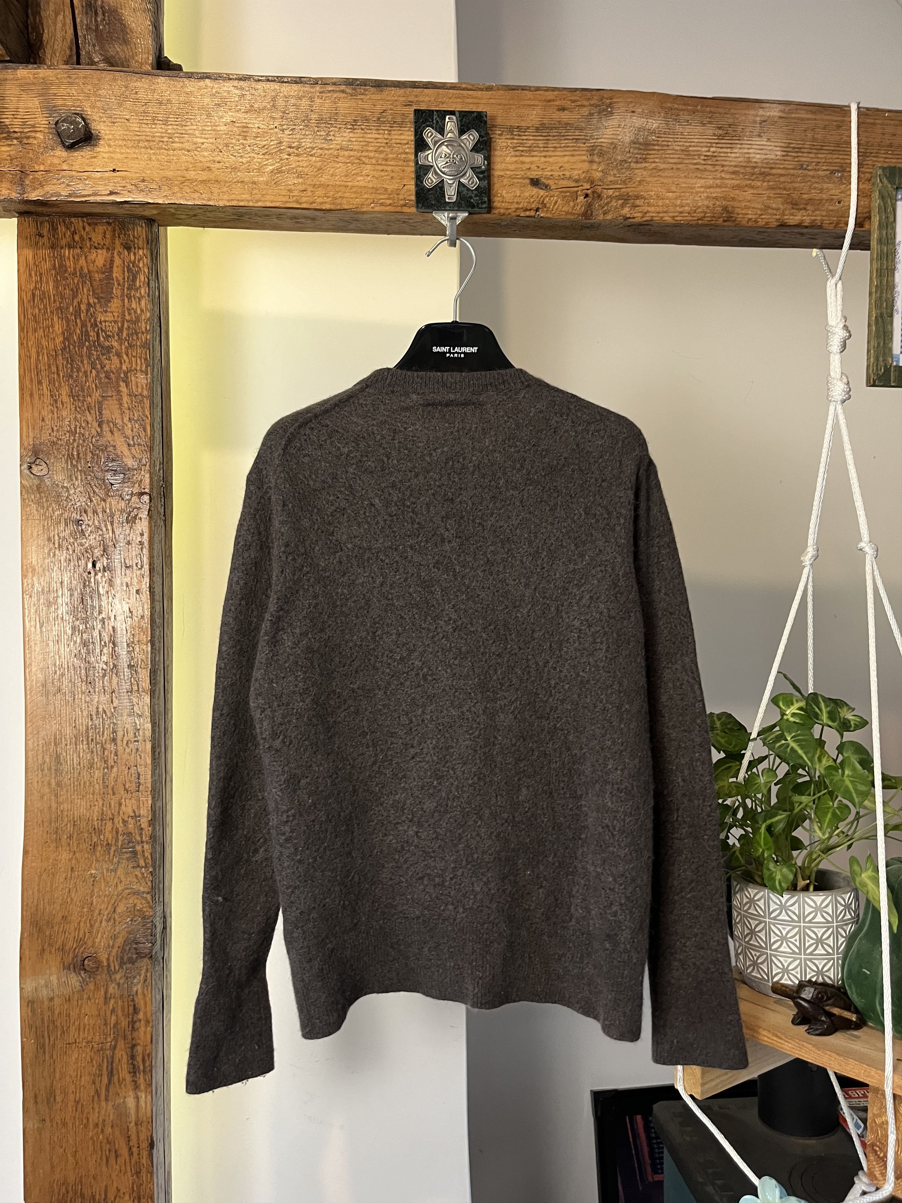 Allsaints × Designer Allsaints Wool Blend Brown Turtleneck Knitwear Size M / US 6-8 / IT 42-44 - 2 Thumbnail