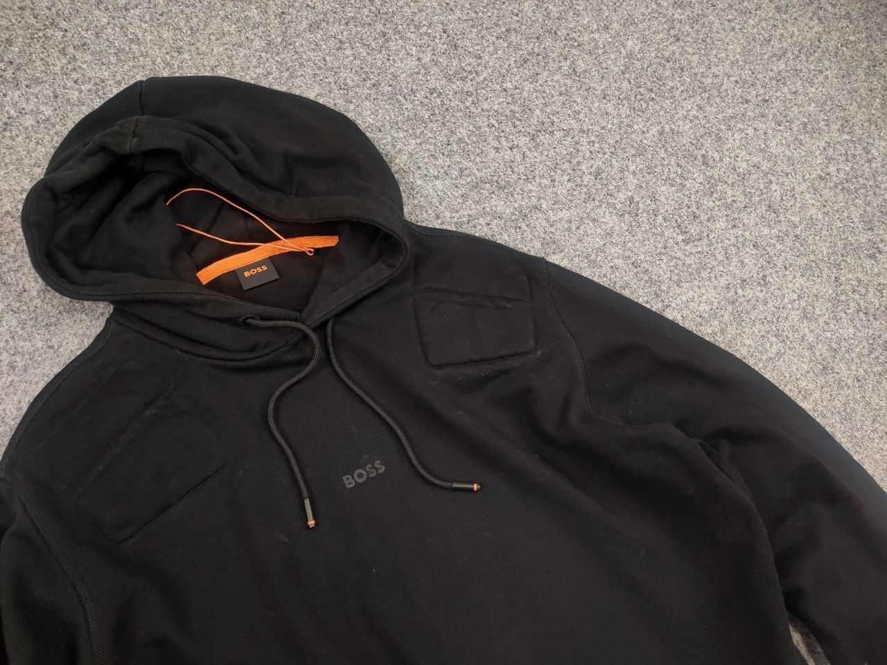 Hugo Boss Hugo Boss Orange Bluza WeFade Black Logo Hoodie Size US S / EU 44-46 / 1 - 5 Thumbnail