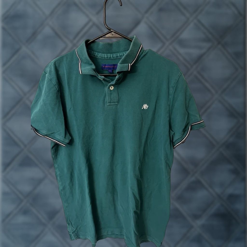 Aeropostale VINTAGE Aeropostale Polo Shirt Mens XL Green Short Sleeve Preppy Collar Casual Size US XL / EU 56 / 4 - 1 Thumbnail