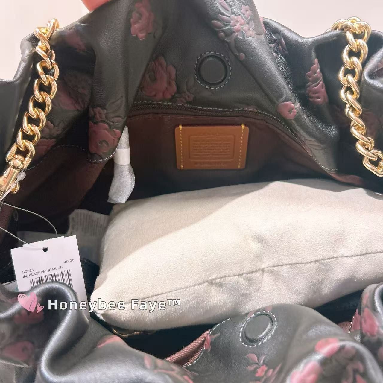 Coach Faye Large Shoulder Bag With Floral Print CCE25 Size ONE SIZE - 6 Thumbnail