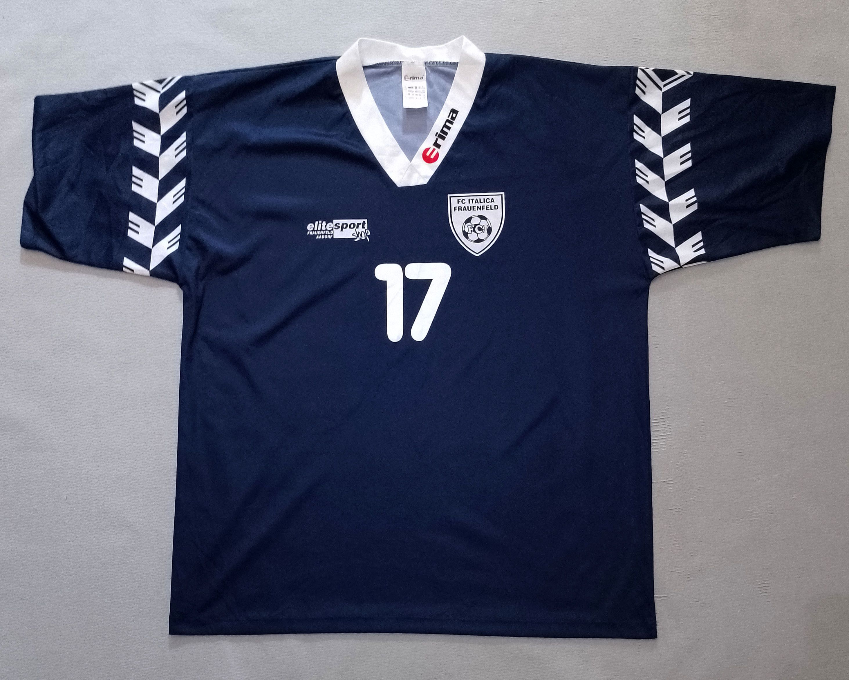 Erima Football Shirt Erima FC Italica #17 Size L/XL Retro Jersey Size US L / EU 52-54 / 3 - 1 Thumbnail