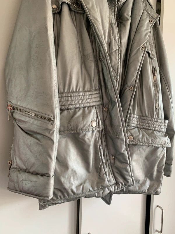 Dolce & Gabbana Dolce & Gabbana Silver Winter Jacket Size US XL / EU 56 / 4 - 4 Thumbnail