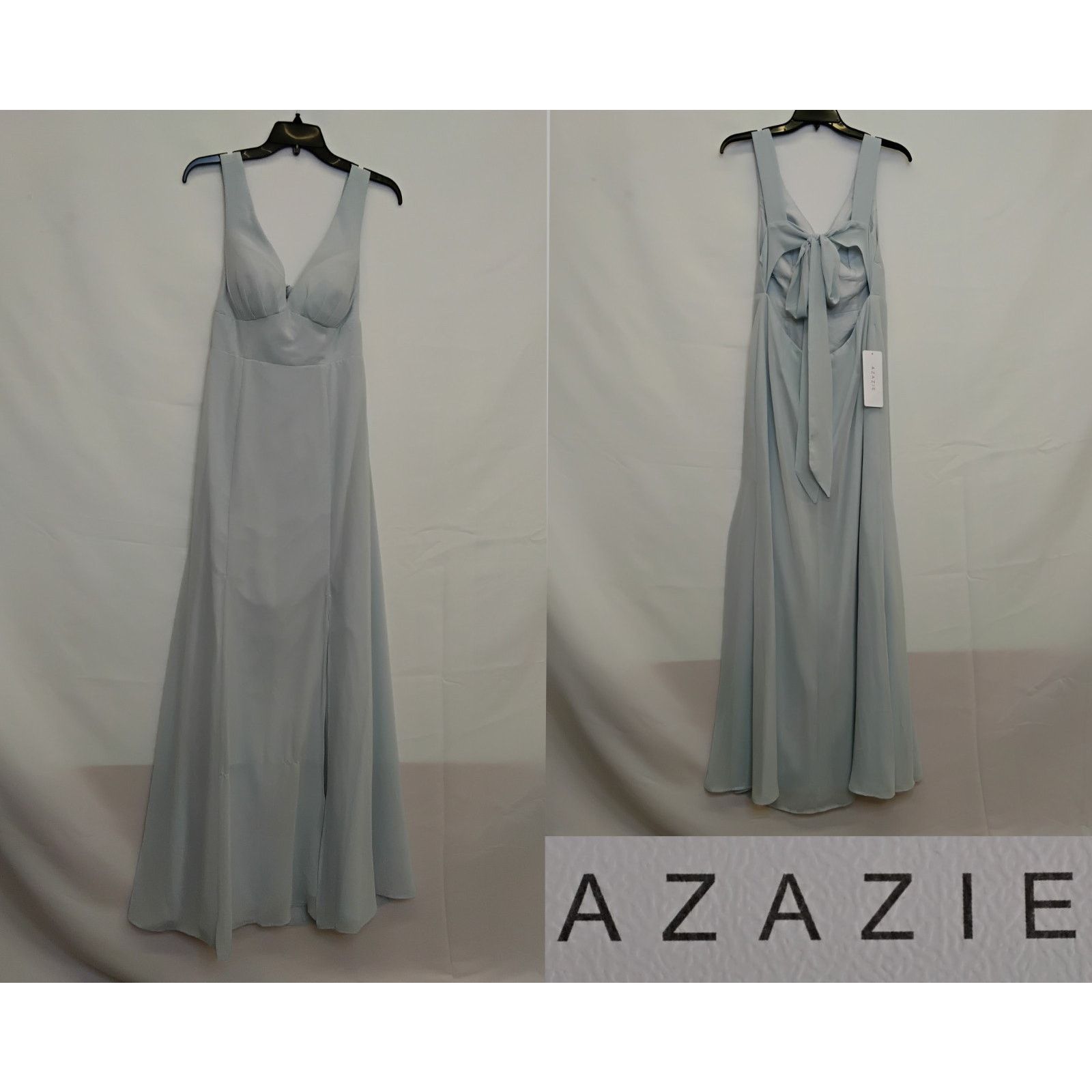 Other Azazie Christina Dress Women's A8 Mist Blue Formal Dress NWT Size M / US 6-8 / IT 42-44 - 1 Thumbnail