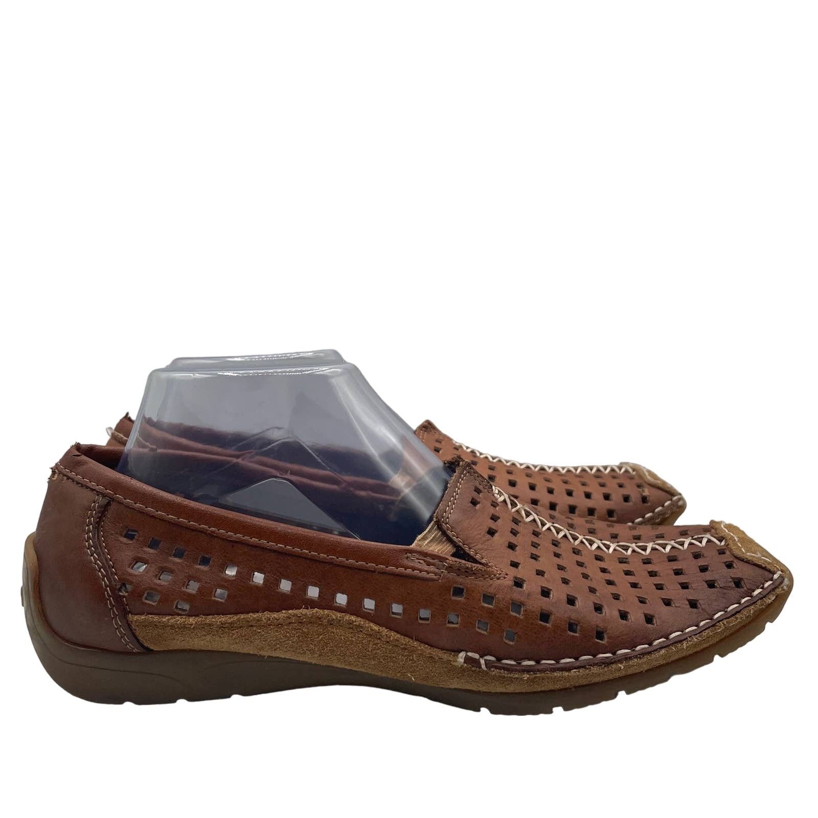 Rieker Rieker Anti Stress Loafers Leather Brown Mens 40 7.5 Size US 7.5 / EU 40-41 - 1 Thumbnail
