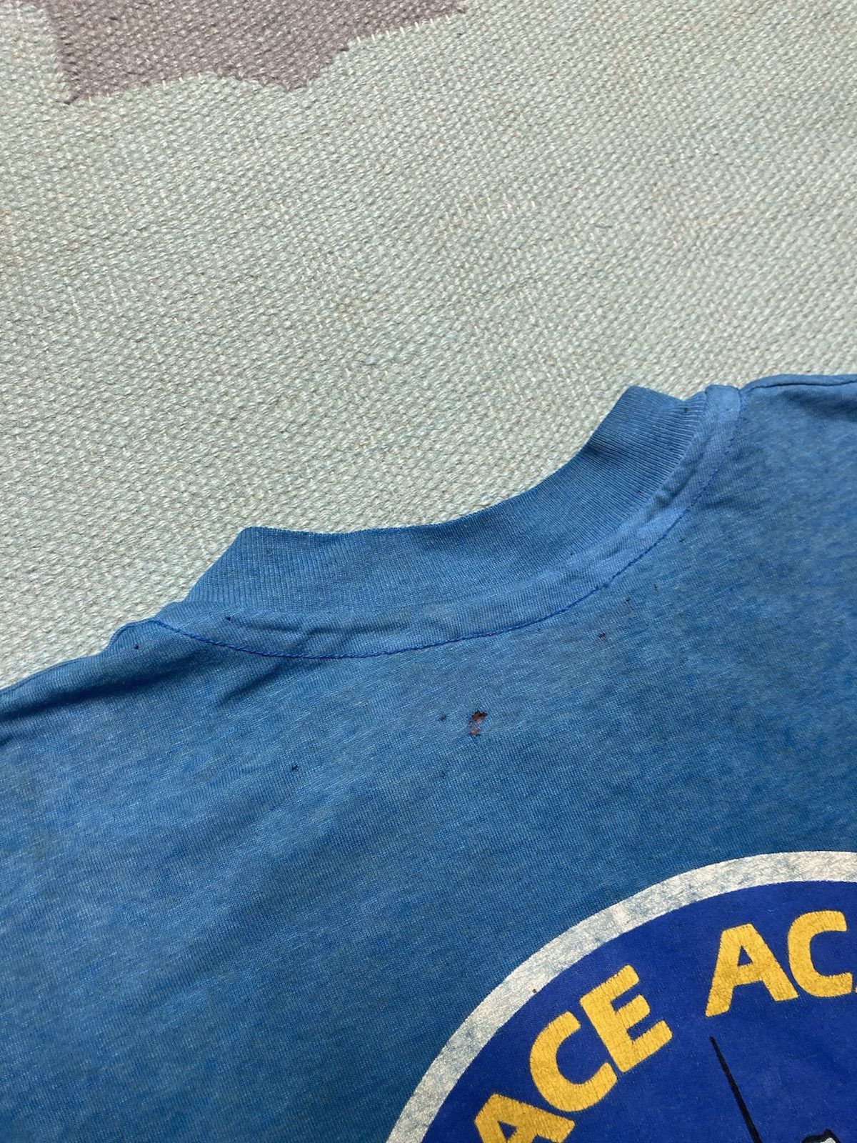 Vintage Vintage 80s t shirt US space academy fade distressed thin XL Size US XL / EU 56 / 4 - 4 Thumbnail