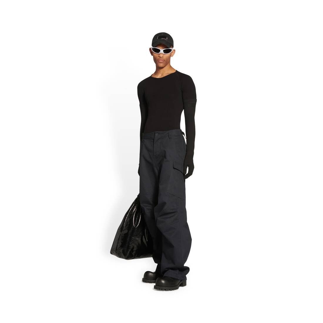 Balenciaga o1mt1gz0924 Compression T-Shirt in Black/Grey Size US S / EU 44-46 / 1 - 5 Thumbnail