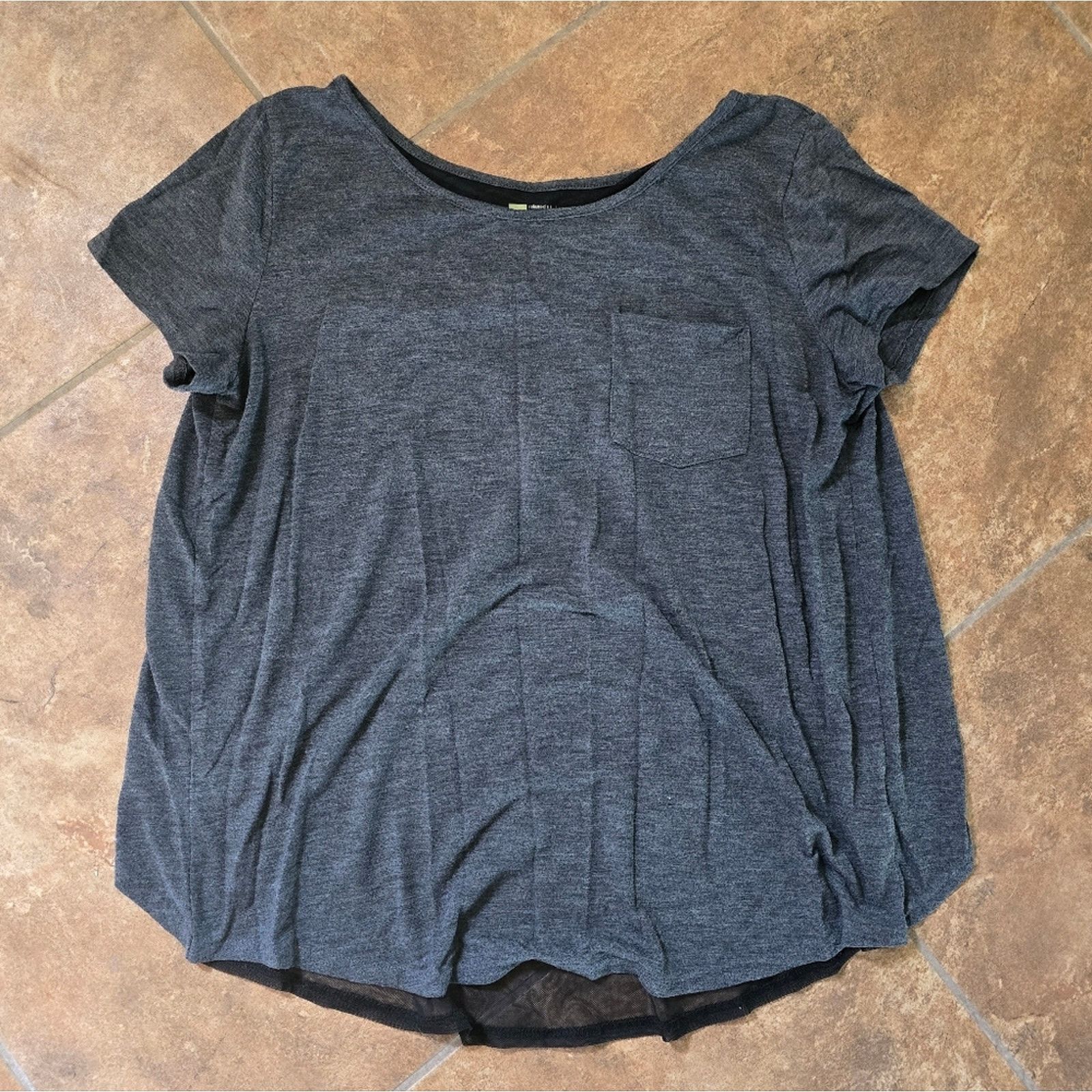 Other Dark Grey Xersion Back Flap Short Sleeve Size L / US 10 / IT 46 - 1 Thumbnail