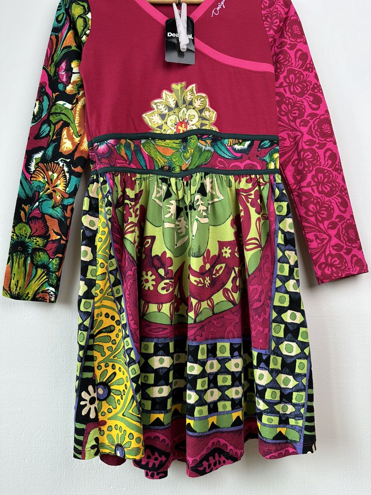 Desigual DESIGUAL Vest Guinardo Multicolor Floral Print Dress Size M / US 6-8 / IT 42-44 - 3 Thumbnail
